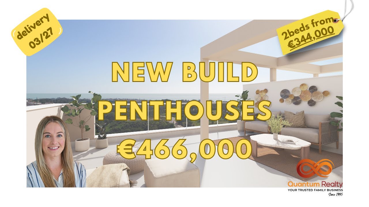 Sea & Mountain Views in Mijas Costa | New 2-3 Bed Apartments from €344K